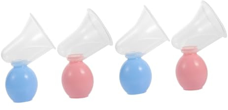 Toyvian 4sets Pompa Manuale Per Latte Materno Portatile Per Allattamento Senza Utensile Pratico e Silenzioso Per Raccogliere Latte