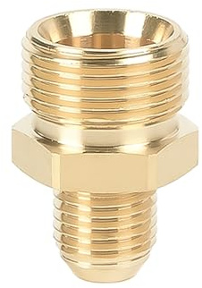 Connettore per idropulitrice da 22 mm maschio a 14 mm maschio, adattatore per idropulitrice in ottone (confezione da 1)