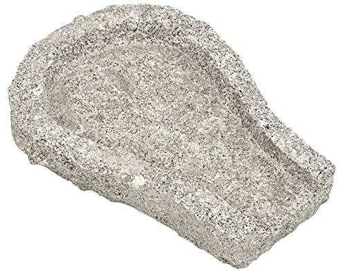 Dehner Bachlaufschale, konisch, ca. 50 x 36 x 9 cm, Granit, grau