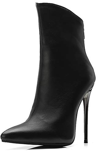 CuteFlats Bottes à Tige Courte pour Femmes Bottines Sexy à Talons Aiguilles