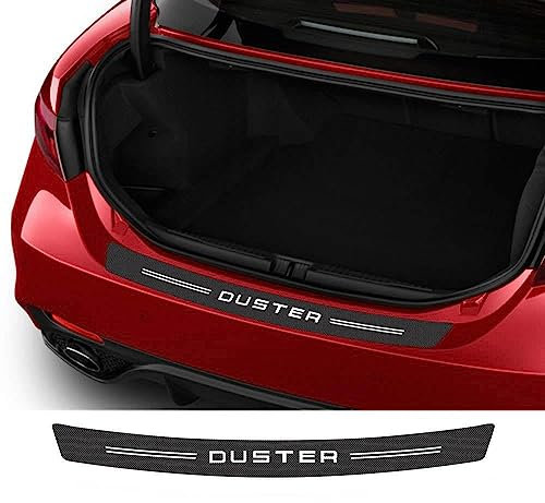 OUSIKA Car Rear Trunk Door Sill Edge Protector, Rear Bumper Guard Plate Cover, For Dacia Duster Anti-Skid Anti-Scratch Protective Stickers