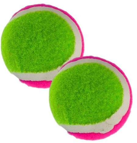 Fångbollar För Kastspel 2 Stycken 6,35 Cm Klibbiga Roliga Aktiviteter | Barnens Bakgårdsspel För Familj, , Pool, Park, Camping, Resor, Fest, Sport, Sommar, Semester, Skola,