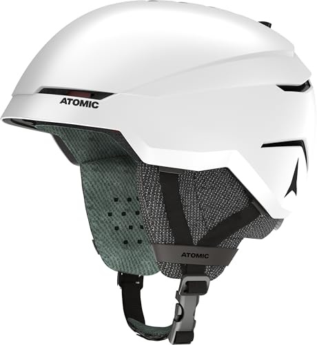 ATOMIC Savor Skihelm in Weiß Größe M - Unisex für Erwachsene - 360° Fit System - Überlegener Aufprallschutz - Aircon Belüftungssystem - Kopfumfang 55-59 cm