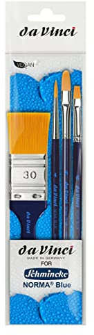 Pinselset da Vinci NOVA BLUE SET für Schmincke NORMA BLUE Ölfarben auf Wasserbasis da Vinci NOVA BLUE SET für Schmincke NORMA BLUE Ölfarben auf Wasserbasis