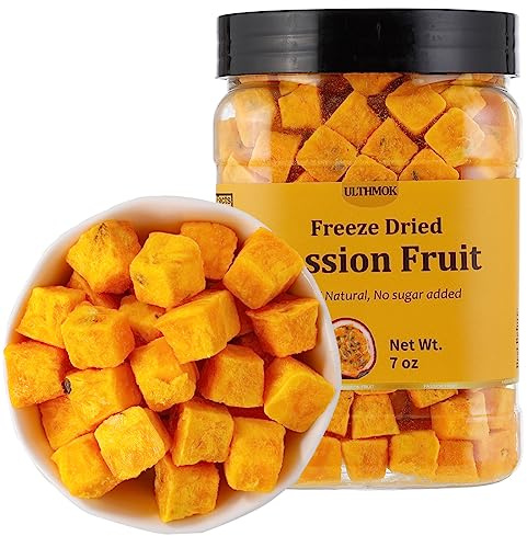 Premium Freeze Dried Passion Fruit 7 Oz/199g,Frozen Passion Fruit Tea,100% Natural & No Additives.