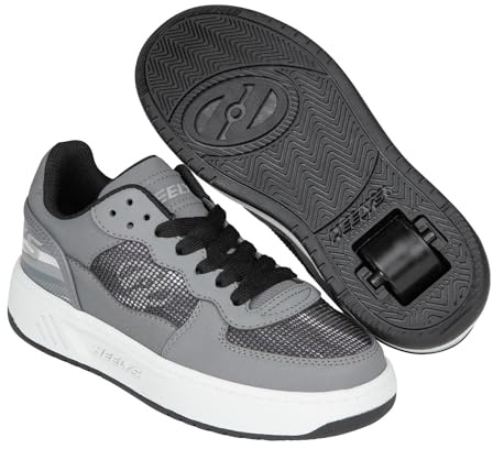 Heelys Unisex-Kinder Rezerve Low Sneaker, grau, 12 UK