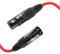 ETEC XLR-Kabel - Mikrofon-Kabel mit XLR-Stecker und Buchse, 20 m, rot
