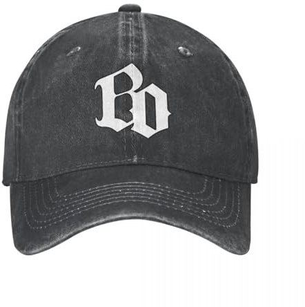 Unisex und modisch Bohse Onkelz Logo Baseball Caps Vintage Distressed Washed Germany Rock Snapback Cap Männer Outdoor Workouts Verstellbare Passform Caps Hut Sport Outdoor Geschenke