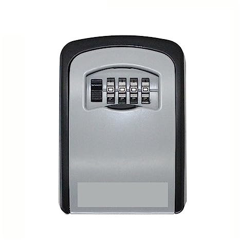 Coffre-fort, coffre-fort domestique, Verrouiller le coffre-fort à clé étanche extérieur, boîte de stockage de mot de passe en alliage matériel clé boîte de stockage de sécurité pour argent, bijoux, do