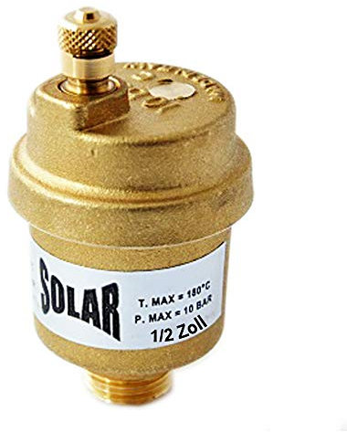Solar - Schnellentlüfter 1/2 Zoll - 180°C