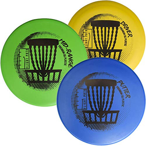 Disc Golf Lot de disques pour débutant – Pilote, milieu de gamme, putter