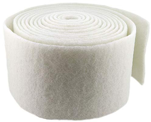 Rollo Estropajo Fibra Abrasiva 15 Centímetros 6 Metros. Color Blanco. Limpieza profesional