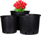 Weedness Pot de Fleurs Rond 15 litres 30 x 26 cm Noir pour l'intérieur et l'extérieur - Pot Pot de Plantes Angulaire Pot de Plantes Pot de Culture Pot de Fleurs Balcon Jardin Plantes