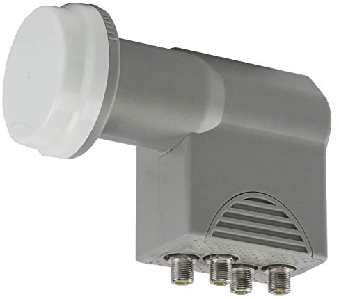 Axing SCO 4-10 Universal Quattro-LNB för digital SAT-multiströmbrytare, med väderskydd 10,7–12,75 GHz