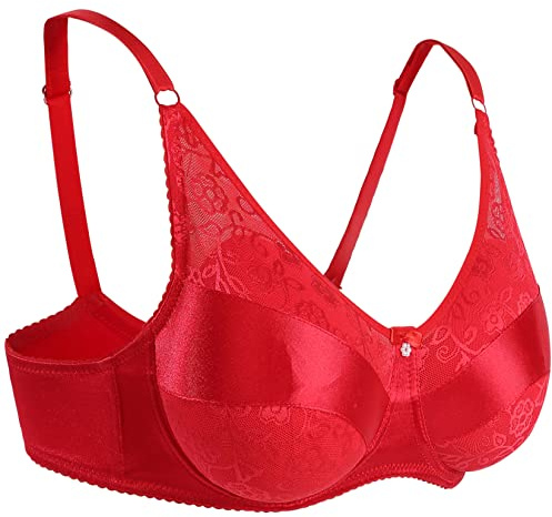 Windsleeping Reggiseno tascabile per mastectomia per seni in silicone, Nero , 100