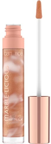 Catrice Marble-licious Liquid Lip Balm, Lipgloss, Nr. 030, Nude, pflegend, mit Ölen, natürlich, glänzend, vegan, ohne Parabene, ohne Mikroplastikpartikel, Nanopartikel frei, 1er Pack (4ml)