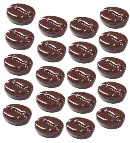 TOYANDONA 25pcs Artificial Coffee Beans Adornment for Photography Props House Decoration Cafe Shop Display Material Realistic Appearance for Events and Teaching