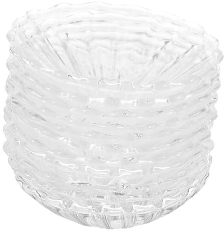 QUMIIRITY 12pezzi Raccogligocce per Candele in Vassoio per Proteggere da di Cera Portacandele Antigoccia Riutilizzabile per Casa e Ristorante Vassoio per Candele