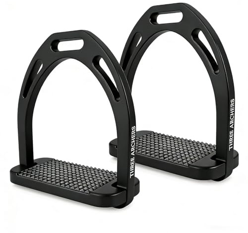 THREE ARCHERS Lightweight English Stirrups for Jumping/Dressage/Trail