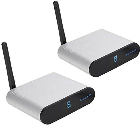 Ricevitore trasmettitore wireless, trasmettitore e ricevitore video wireless a 2,4 GHz Ricevitore trasmettitore AV IR Trasmissione video Antenna di estensione Wi-Fi(EU)