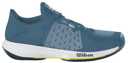 Wilson Kaos Swift Clay tennissko för män, Kina blå/vit/sulfur vår, 42 EU