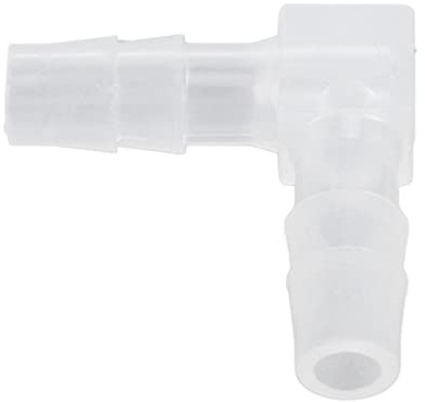 10 St Armbågsslang Hulling Plast Armbågsslang Hulling 90 Graders Lika Hullingar Kopplingsadapter L Form för Akvarium (6 mm)