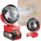 ThagBrco Tragbarer Kabelloser Ventilator Kompatibel für Bosch 18V GBA Akku, Brushless Motor Akku-Ventilator mit USB A+C Schnellladung für Camping, Werkstatt und Baustelle(Keine Batterie)