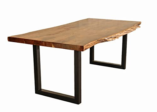 Sedex Baumkantentisch 160x90 cm Esstisch mit U-Untergestell, 6274-04