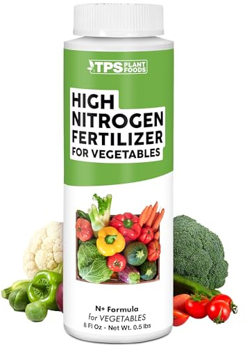 High Nitrogen Vegetable Fertilizer - Promotes Lush Growth, 8 oz