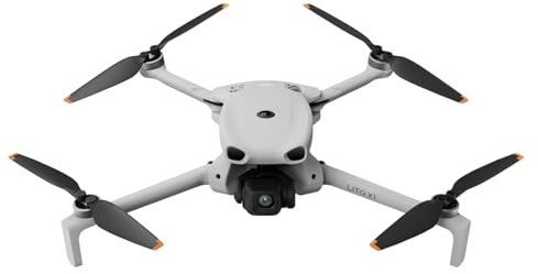 DJI Lito X1, 4K-kameradrönare för nybörjare, uppdaterad version av Mini 3 | Hinderavkänning, ActiveTrack, 1/1,3-tums sensor, lämplig för vuxna, lätt och vikbar, 15 km videoöverföring, C0