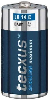 Tecxus 23635 LR14/C (Baby) - Batteria alcalina al manganese 15V
