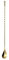 Bar Long Handle Spoons Spiral Stainless Steel Bartender Mixing Spoon Cocktail Shaker Spoon (1Pack- 30cm Gold)