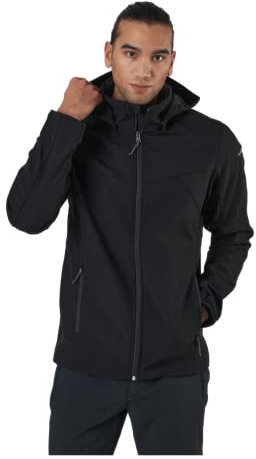 ICEPEAK Herren BRIMFIELD SOFTSHELL JACKE, schwarz, 46