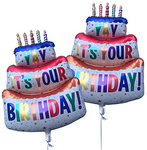 Happy Birthday Balloon Big 39 Foil Inflated Mylar Balloons Large Self-sealing Happy Bday Delivery Ballon Party Decoration Inflatable Ballons Supplies YAY