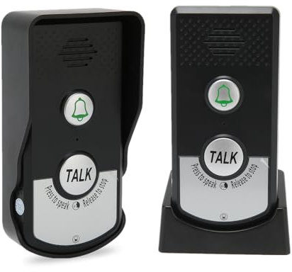 Campanelli Citofonici Senza Fili Intercomunicador a Lunga Distanza Campanello Vocale IP54 Chip Citofono Intelligente Impermeabile Standby Lungo per Hotel Domestico
