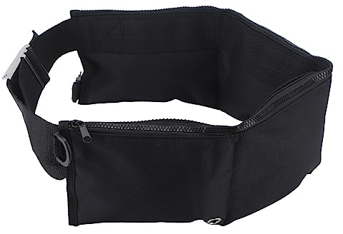 Tbest Ceinture de Poids de Plongée, Ceinture de Poids avec Poches, Ceinture à Fermeture éclair, Séchage Rapide, Nylon 600D Oxford, Ceinture de Taille pour la Plongée en Apnée S