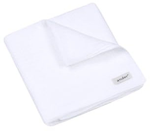 Ander Baby Pucktuch Musselin Decken Matteo - Musselintuch Baby 100% Baumwolle - Babydecke Musselin 60 cm x 60 cm Weiß Farben - Sanft und Sicher