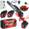 8 Zoll Kettensäge, Akku Kettensäge, Mini Kettensäge mit 2 Akku 21v 2000mAh, Einhand Minikettensäge mit Automatisches Ölsystem, Kleine Handkettensäge Chainsaw Elektrisch für Gartensäge Holzschneidenz