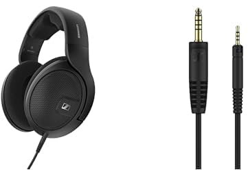 Sennheiser headphone bundle HD 560S, Open back headphones and Original Accessory Cable - 1.8-meter balanced cable with 4.4mm connector plug