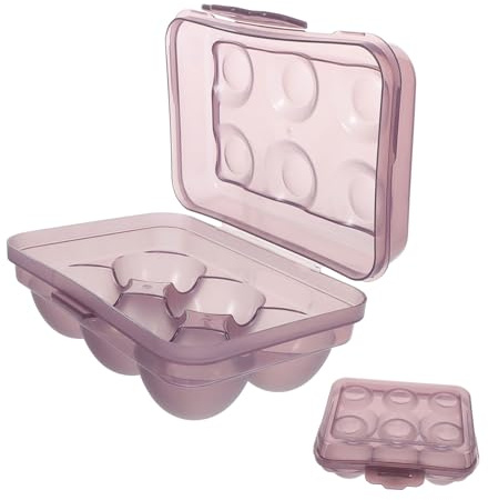 UKCOCO Boîte De Rangement à Œufs Portable Pour Camping Et Pique- Support Plastique Transparent Antichoc
