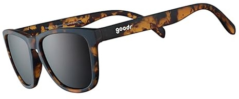 goodr Bosley's Basset Hound Dreams Polarized Sunglasses, Medium Sized (OG), Brown Translucent Frames with Brown Non-Reflective Glare Reducing Lenses, UV400 Protection, No Slip, No Bounce