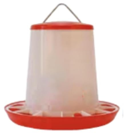 ZGUZMCMK Chicken Feeder, Feed Bucket, Feed Distributor, Goose Feeder And Feed Bowl: Practical Farm Equipment with Construction for, 6kg
