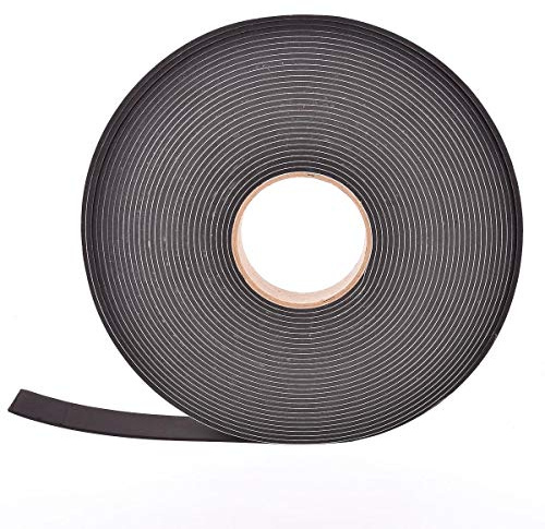 Sponge Neoprene Stripping W/Adhesive 1in Wide X 1/8in Thick X 50ft Long