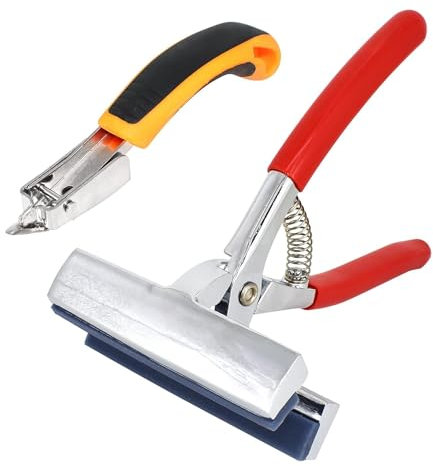 SweetSerenade Juego de Alicates para Lona y Quitagrapas, Tensores de Lona AnticorrosióN de Acero Inoxidable con Resorte