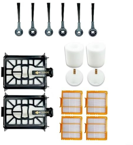 URPIZY Kit de pièces de rechange pour aspirateur robot Shark AI RV2600WSEU RV2500SEU pour modèles Ultra 2 en 1 auto-vides