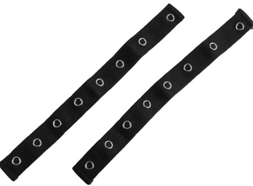 Tiardey 2Pcs Waistband Extenders Jeans Reusable Adjustable Elastic Snap Button Pants Extenders Jean Waist Clothing Accessory 32x3cm