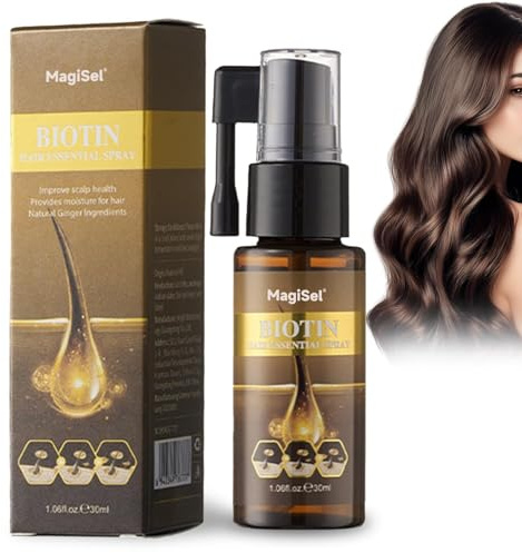 Siero Spray per Capelli con Biotina e Rosmarino, Uomo/Donna, Anti-Caduta, Delicato per Capelli e Barba, 30ml