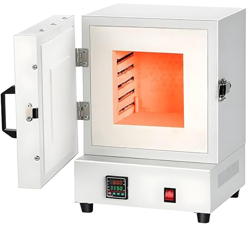 Elektrisk Ugn För Uppbränning, 2000W Muffelugn Med Temperaturkontroll, Högtemperaturugn För Smideskonst, Metallgjutning Och Keramisk Glasyr