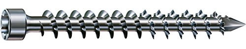 SPAX Holzbauschraube, 8,0 x 220 mm, 50 Stück, T-STAR plus, Zylinderkopf, Vollgewinde, CUT-Spitze, WIROX A3J, 1221010802205