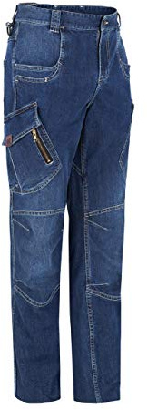 MONZA OBREROL Pantalón De Trabajo Largo Vaquero Multibolsillos de Hombre Profesional/Comercial. Talla 44. Ref: 1804